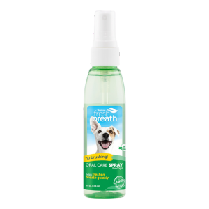 TropiClean Fresh Breath Oral Care Spray For Dogs 4 oz For Sale