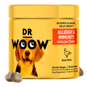 DR WOOW Duck Flavor Soft Chew Immune & Allergy Supplement for Dogs, 90 Count Online now