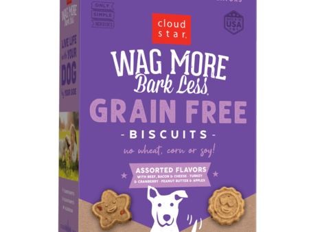 Cloud Star Wag More Bark Less Grain-Free Oven Baked Assorted Flavors Dog Treats 14 oz Cheap