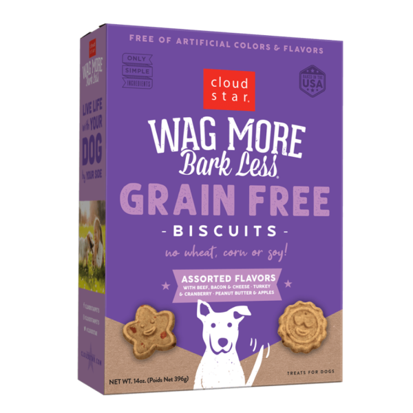 Cloud Star Wag More Bark Less Grain-Free Oven Baked Assorted Flavors Dog Treats 14 oz Cheap