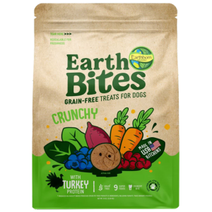 Earthborn Holistic Grain Free EarthBites Turkey Crunchy Treats For Dogs 10oz Hot on Sale