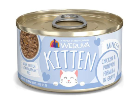 Weruva Kitten Chicken & Pumpkin in Gravy Recipe Canned Cat Food Fashion