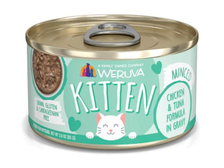 Weruva Kitten Chicken & Tuna in Gravy Recipe Canned Cat Food For Cheap