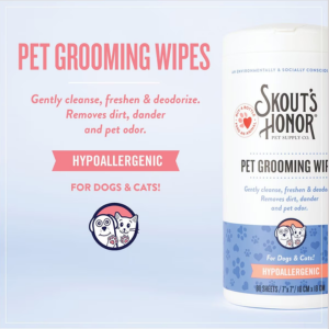 Skout s Honor Hypoallergenic Pet Grooming Wipes Online