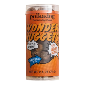 Polka Dog Mini Tube Wonder Nuggets Peanut Butter Soft & Chewy Dog Treats 2.5oz For Cheap