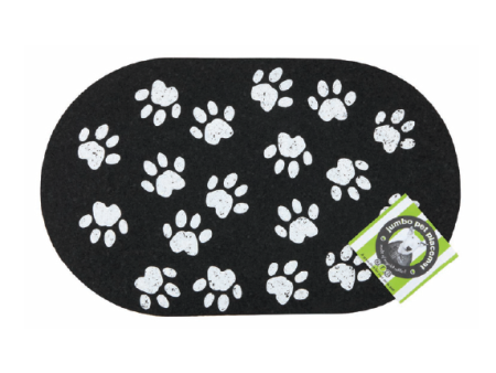 ORE Pet Jumbo Paws Recycled Rubber Pet Placemat For Cheap