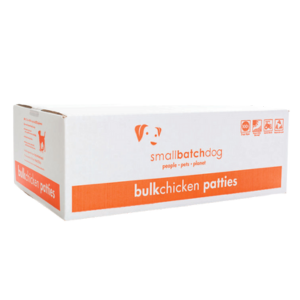 Small Batch Chicken Frozen Raw Dog Food Patties, 18 lbs Sale