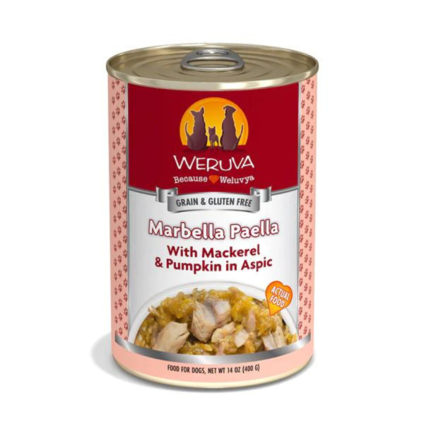 Weruva Marbella Paella with Mackerel & Pumpkin in Aspic Canned Dog Food Online Hot Sale