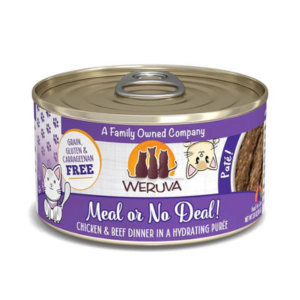 Weruva Classics Pate s Meal or No Deal Chicken & Beef Recipe in Hydrating Puree Canned Cat Food Fashion