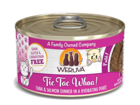 Weruva Classics Pate s Tic Tac Whoa Tuna & Salmon Recipe in Hydrating Puree Canned Cat Food Online