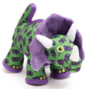 The Worthy Dog Triceratops Dog Toy on Sale