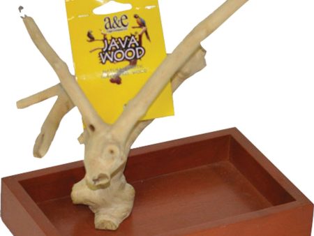 A&e Cage Company - Java Wood Table Top Bird Play Stand on Sale