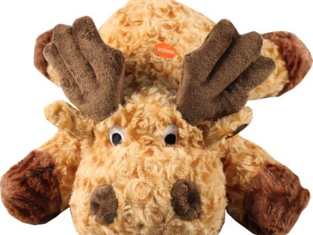 Patchwork Pet - Swirl Moose Plush  Dog Toy on Sale