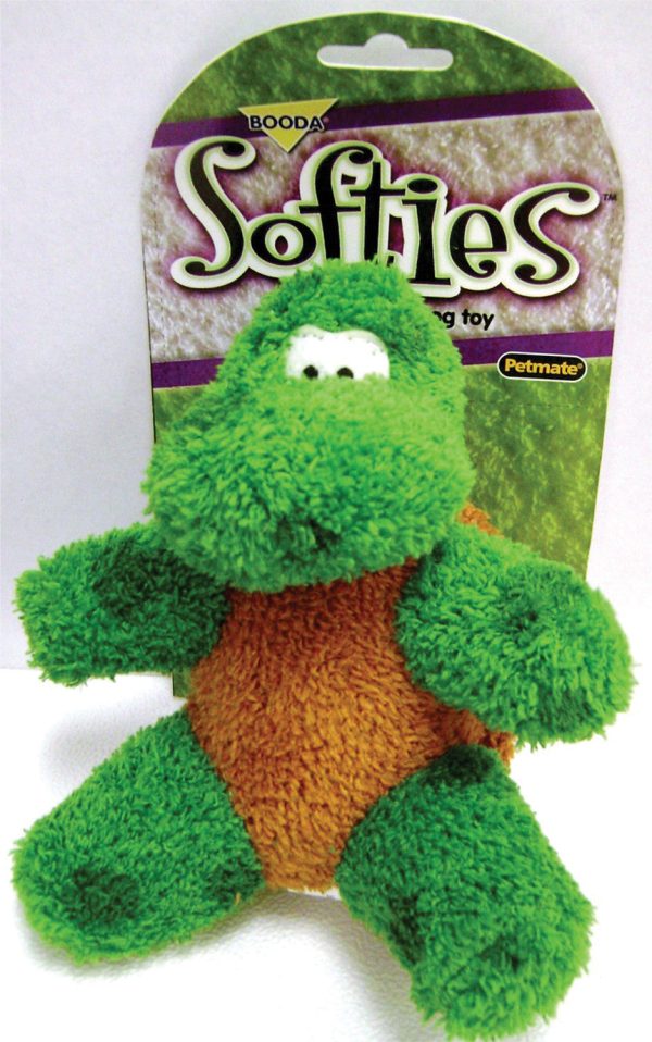 Booda Products - Softies Terry Toby Turtle Dog Toy Supply