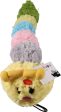 Patchwork Pet - Pastel Softies Caterpillar Dog Toy Discount