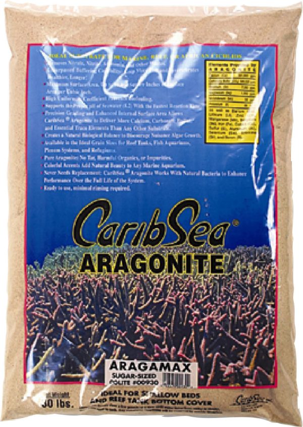 Caribsea Inc - Dry Aragonite Aragamax Sugar Sized Sand Fashion