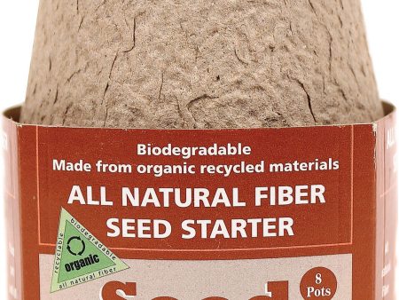 Jiffy ferry Morse Seed Co - All Natural Fiber Seed Starter Round Pots Supply