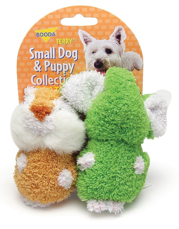 Booda Products - Terry Plush Elephant & Chipmunk Dog Toy For Cheap