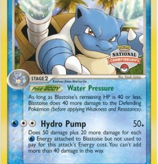 Blastoise (14 100) (National Championship Promo) [EX: Crystal Guardians] Online Sale