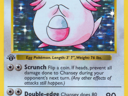 Chansey (3 102) (Shadowless) [Base Set 1st Edition] For Cheap