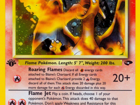 Blaine s Charizard (2 132) [Gym Challenge 1st Edition] Discount