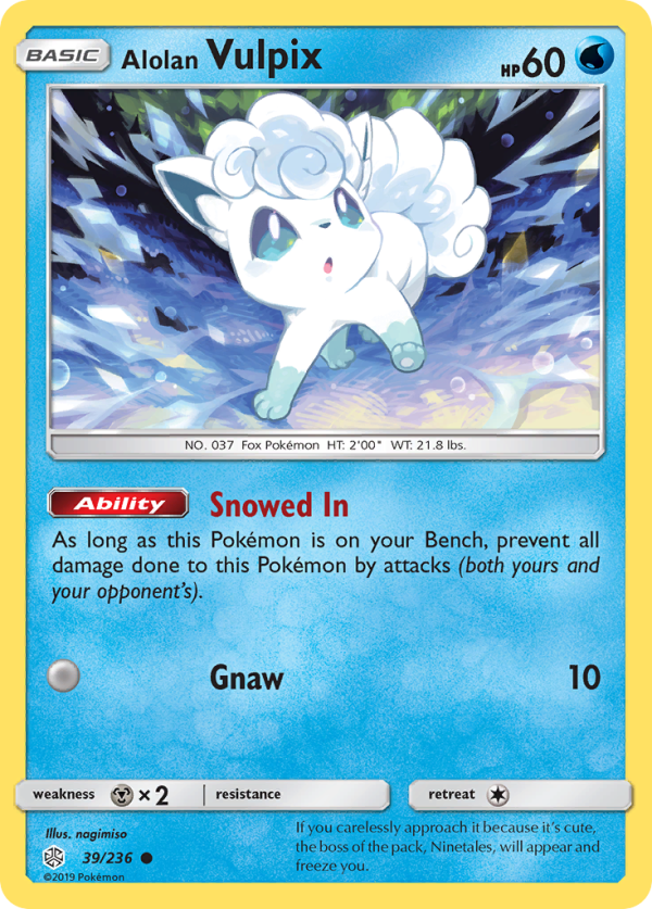 Alolan Vulpix (39 236) [Sun & Moon: Cosmic Eclipse] Online Sale