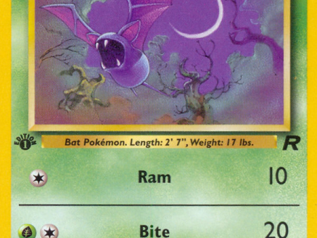 Zubat (70 82) [Team Rocket 1st Edition] Online