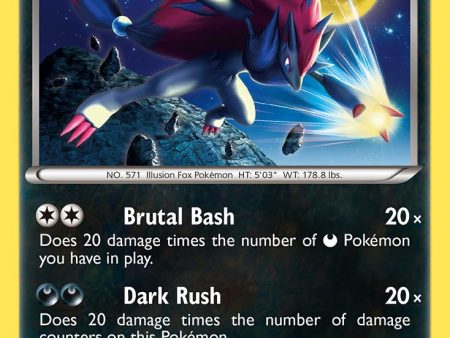 Zoroark (71 108) (Cracked Ice Holo) (Theme Deck Exclusive) [Black & White: Dark Explorers] For Discount