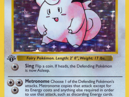 Clefairy (5 102) (Shadowless) [Base Set 1st Edition] on Sale