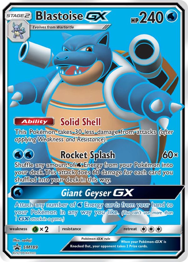 Blastoise GX (SM189) [Sun & Moon: Black Star Promos] Cheap