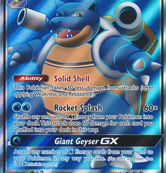 Blastoise GX (SM189) (Jumbo Card) [Sun & Moon: Black Star Promos] Online