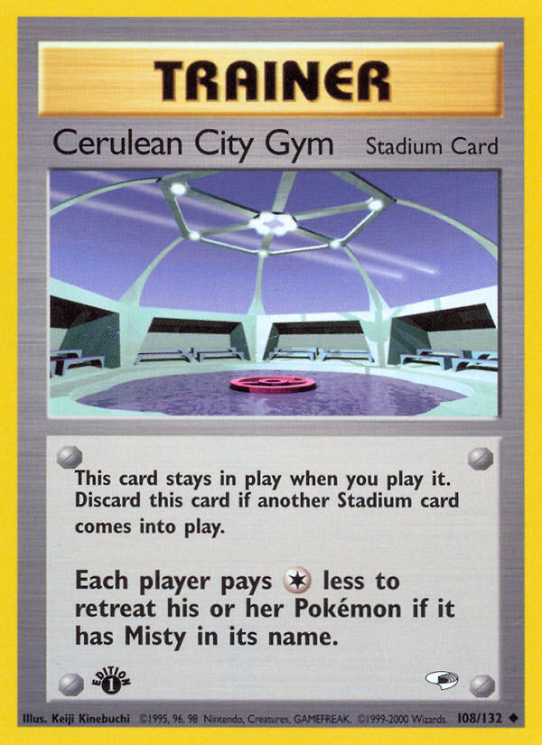 Cerulean City Gym (108 132) [Gym Heroes 1st Edition] Cheap