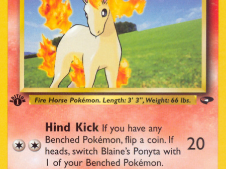 Blaine s Ponyta (64 132) [Gym Challenge 1st Edition] For Discount