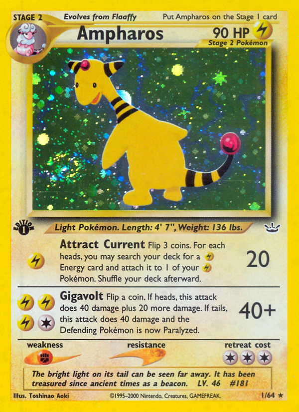 Ampharos (1 64) [Neo Revelation 1st Edition] For Cheap