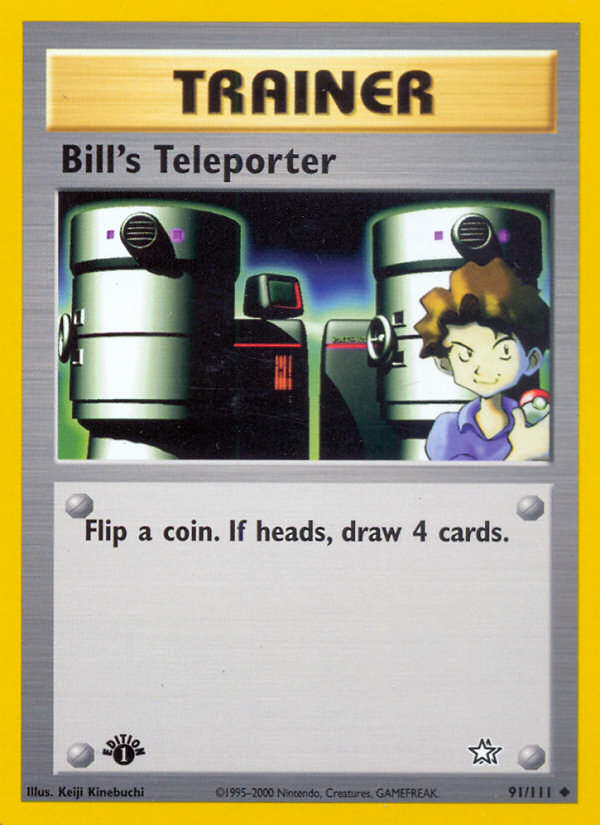 Bill s Teleporter (91 111) [Neo Genesis 1st Edition] Fashion