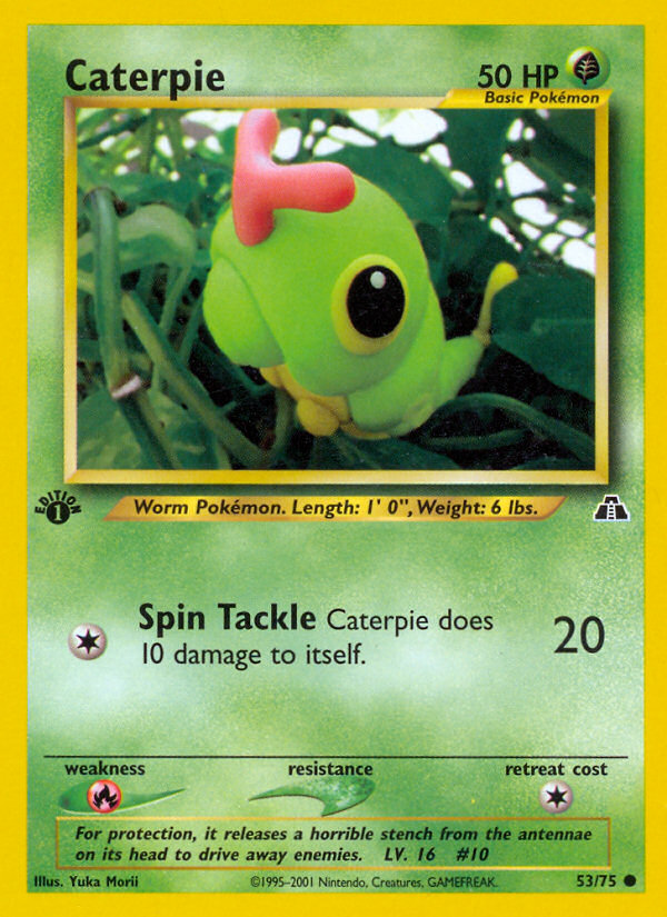 Caterpie (53 75) [Neo Discovery 1st Edition] Fashion