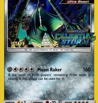 Celesteela (SM131) (Staff Prerelease Promo) [Sun & Moon: Black Star Promos] on Sale