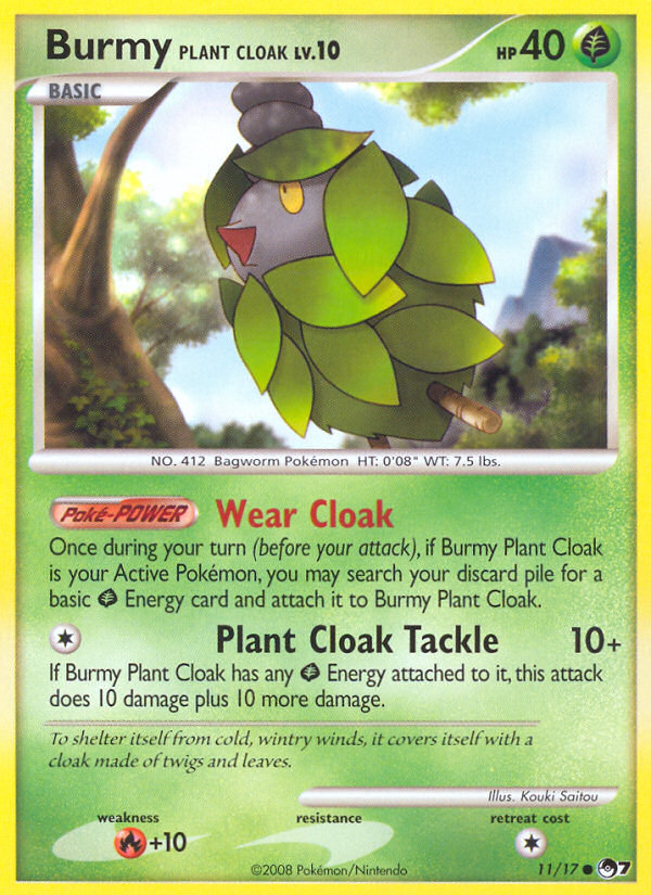 Burmy Plant Cloak (11 17) [POP Series 7] Online Sale