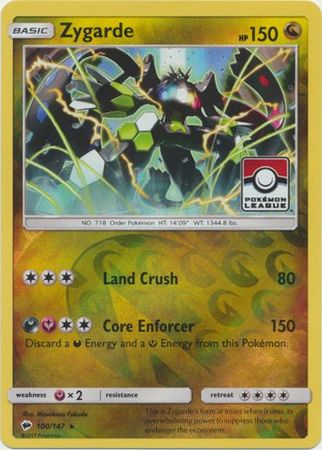 Zygarde (100 147) (League Promo) [Sun & Moon: Burning Shadows] Discount