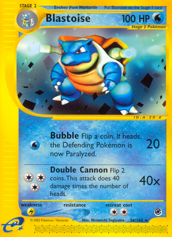 Blastoise (36 165) [Expedition: Base Set] Online Sale