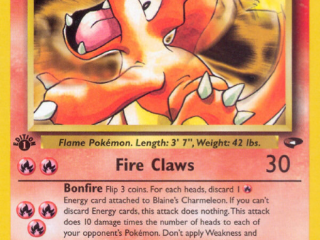 Blaine s Charmeleon (31 132) [Gym Challenge 1st Edition] Online