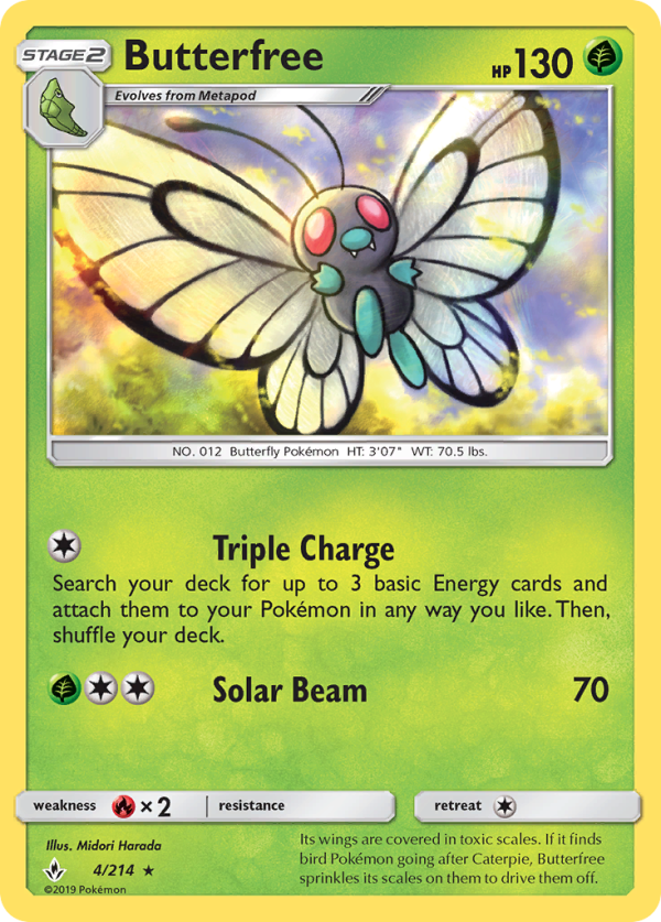 Butterfree (4 214) [Sun & Moon: Unbroken Bonds] Cheap