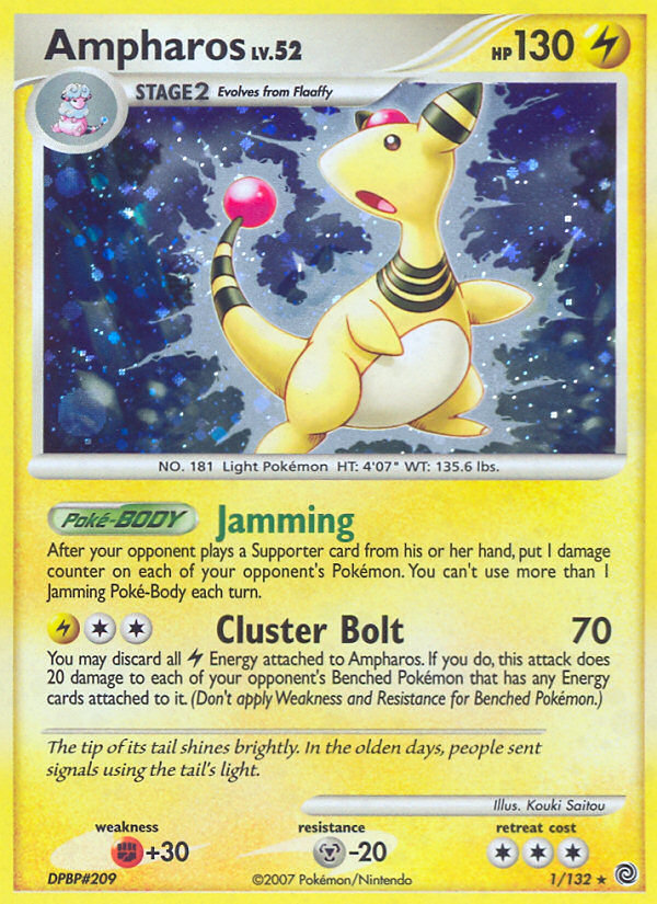 Ampharos (1 132) [Diamond & Pearl: Secret Wonders] Online Sale