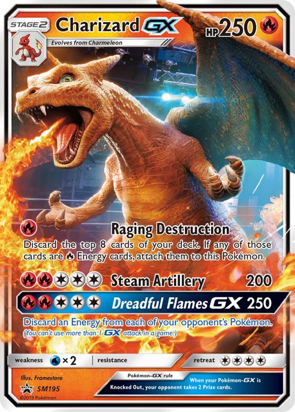 Charizard GX (SM195) [Sun & Moon: Black Star Promos] Online Hot Sale