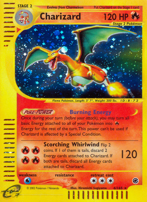 Charizard (6 165) [Expedition: Base Set] Supply