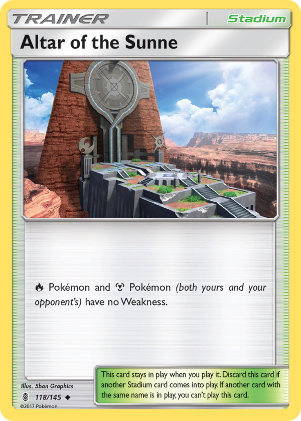 Altar of the Sunne (118 145) [Sun & Moon: Guardians Rising] For Discount