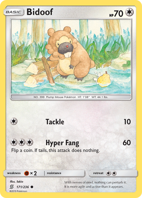 Bidoof (171 236) [Sun & Moon: Unified Minds] Online Hot Sale