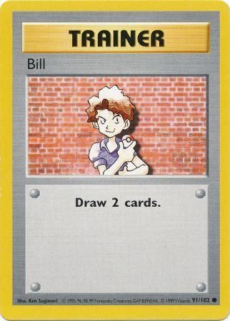 Bill (91 102) [Base Set Shadowless Unlimited] Supply