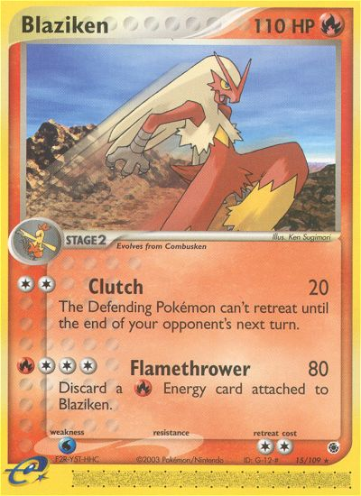 Blaziken (15 109) [EX: Ruby & Sapphire] Fashion