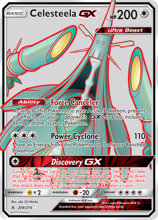 Celesteela GX (208 214) [Sun & Moon: Unbroken Bonds] For Cheap